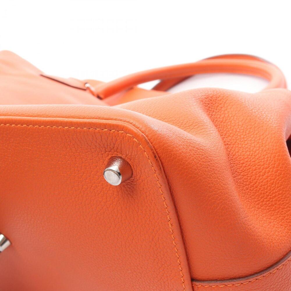 Hermes Toolbox 26 Handbag, Evercolor, Women's, Orange - Picture 10 of 15